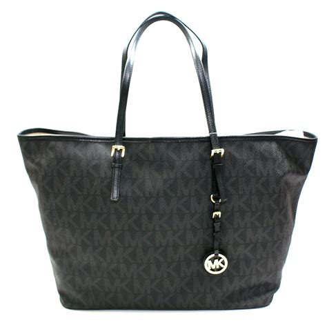 michael kors jet set mk signature tote
